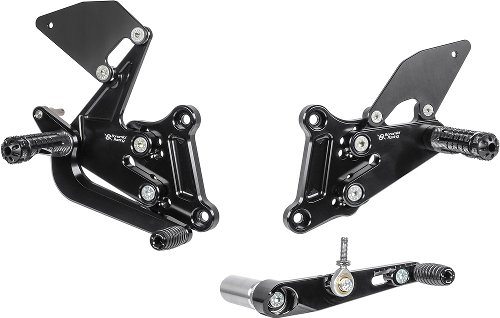 Bonamici Racing adjustable rear sets, kit Honda CBR 650 R/CB 650 R/F 2014-2019