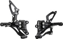 Bonamici Racing adjustable rear sets, kit Yamaha YZF R3 / R25 2015>