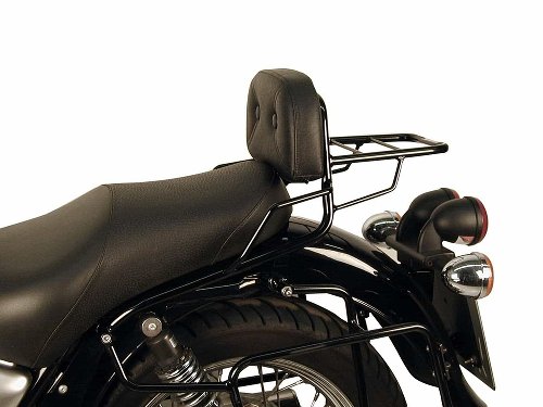 Hepco & Becker Sissybar con portamaletas trasero, Negro - Moto Guzzi California Stone Touring (2001-