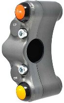 Jetprime Left handlebar switch, titanium - Ducati