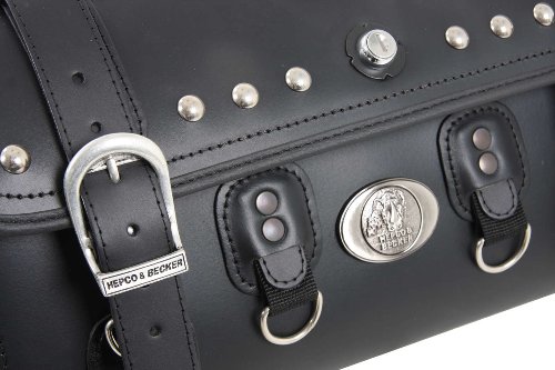 Hepco & Becker sacoche cuir Buffalo Handbag Custom 30L, Noir