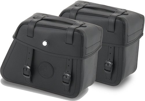 Hepco & Becker Saddlebags Rugged for Cutout incl. quick release, Black