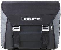 Hepco & Becker Sidebags Xtravel Basic incl. 2x universal holding plates for side carrier, Black