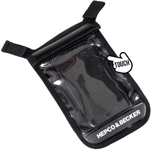 Hepco & Becker Smartphone bag for Daypack 2.0 & Royster tankbag - waterproof, Black