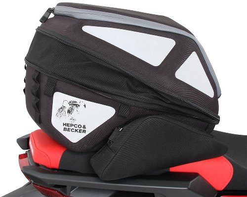Hepco & Becker rear bag Royster incl. Lock-it attachment, Black