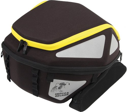 Hepco & Becker rear bag Royster incl. Lock-it attachment, Black / Yellow