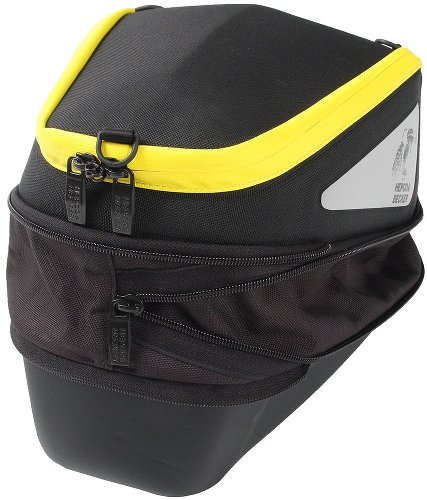 Hepco & Becker Tankbag / rear bag Lock-it Royster Daypack, Black with yellow zipper