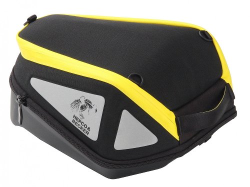 Hepco & Becker Tankbag / rear bag Lock-it Royster Daypack, Black with yellow zipper