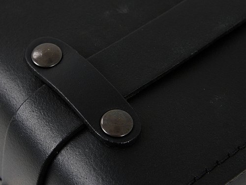 Hepco & Becker Legacy rear bag leather 4 Liter, Black