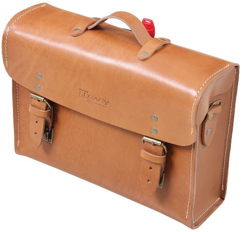 Hepco & Becker Legacy Leather Briefcase for C-Bow carrier, Sand brown