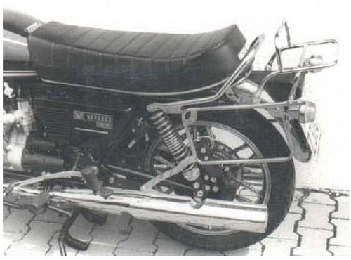 Hepco & Becker Komplettträgerset , Chrom - Moto Guzzi 850 T/T2/T3/T4 California (1973->1983)