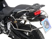 Hepco & Becker Sidecarrier Cutout stainless steel + Xplorer sideboxes, Silver - BMW F 750 GS (2018-)