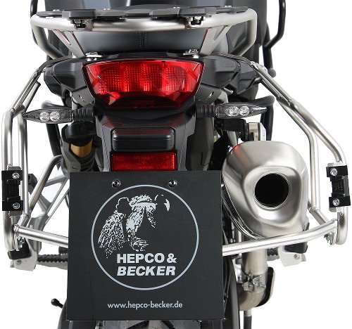 Hepco & Becker Side carrier Cutout, Stainless Steel - BMW F 750 GS (2018 ->)