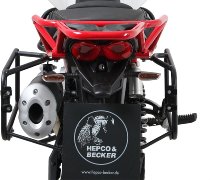 Hepco & Becker soporte de maletas, Negro - Moto Guzzi V85 TT (2019->)