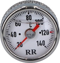 RR Oil thermometer white 27x 2x50 - BMW K75, K1, K100, K1100...