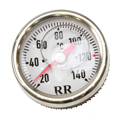 RR Ölthermometer weiß 18x1.5x235 - Laverda 1000 Jota, RGS, 1200, Awo Sport