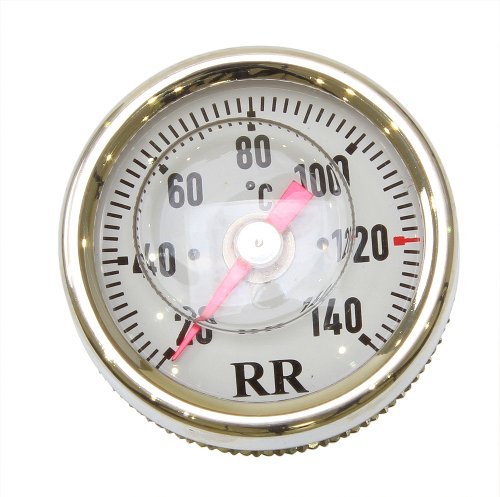 RR Thermomètre à huile blanc 22x1.5x75, Ducati 750-900SS Königswelle, Darmah, 450Desmo