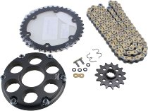DID Chain set VX, 100-15-38 - Ducati 1098 / S/ R ´07-´10 with Adapter (520) NML