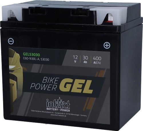 intAct Bike-Power batería de gel C60-N30L-A (53030) 12V 30AH
