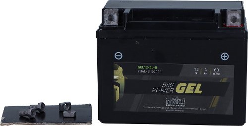 intAct Bike-Power Gel Battery YB4L-B (50411) 12V 4AH
