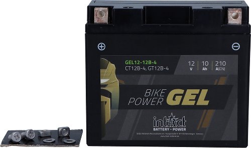 intAct Bike-Power Gel Batterie YT12B-4 12V 10AH (51299)