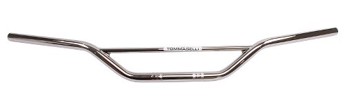 Tommaselli handlebar Enduro / Cross high position, with crossbar, steel, chrome-plated, 22 mm
