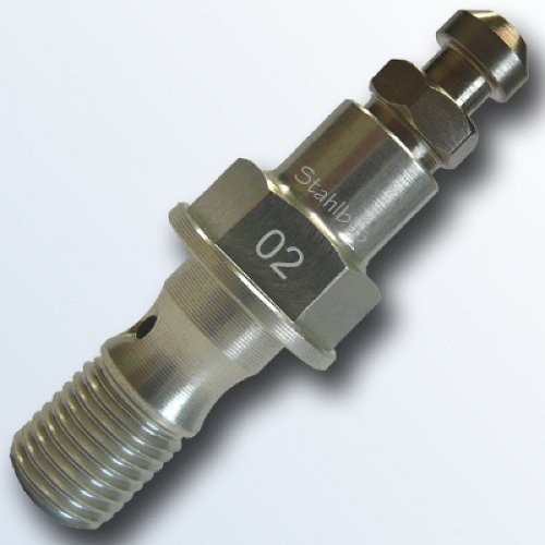stahlbus Banjo bolt with bleeder valve 3/8 inch-24UNFx20mm, aluminium