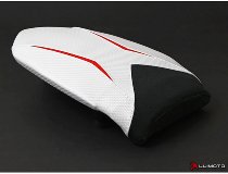 Luimoto Pillion seat cover `Veloce` white - MV Agusta 1000 F4 R, RR