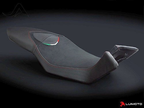 Luimoto Seat cover `Team Italia` black-red - MV Agusta 675, 800 Brutale, RR