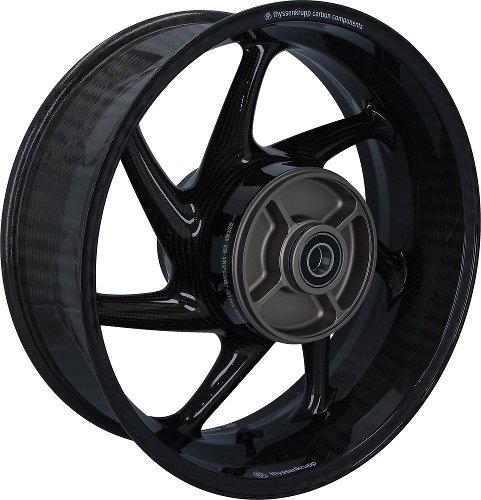 thyssenkrupp Carbon wheel rim kit glossy style 1, EU-ABE - Honda CBR 1000 RR, SP Fireblade