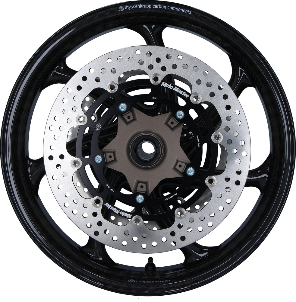 thyssenkrupp Carbon wheel rim kit glossy style 1, EU-ABE 