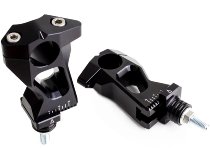 Gilles Handlebar riser kit, adjustable, black - universal useable