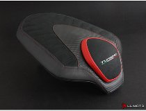 Luimoto Pillion seat cover `Strada` red - MV Agusta 800 Turismo Veloce