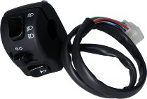 Tommaselli turn signal switch, complete, universal, black, - 22mm