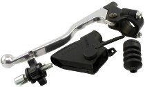 Tommaselli clutch lever, complete, aluminum, polished, 28 mm, - KTM