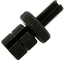 Tommaselli clutch cable adjustment screw, M8x1x22, black