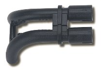 Tommaselli cable guide, black, thermoplastic