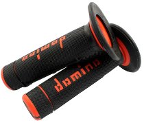 Tommaselli grip rubber set Cross, 118 mm, black / orange