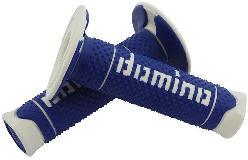 Tommaselli grip rubber set DSH Enduro, 120 mm, blau/weiß