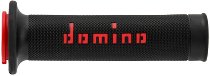 Tommaselli grip rubber set Road Racing, 120 mm / 125 mm, black / red