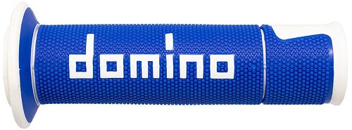 Tommaselli grip rubber set Road Racing, 120 mm / 125 mm,blue/white