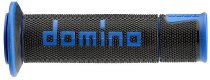 Tommaselli grip rubber set Road Racing, 120 mm / 125 mm,black/blue