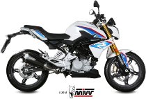 MIVV Silencer complete system Delta, stainless steel/carbon cap, with homologation - BMW G 310 R