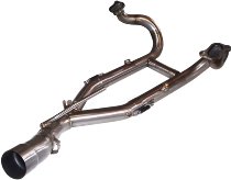 MIVV No-kat pipe, stainless steel, without homologation - BMW R 1200 R / RS