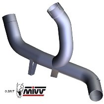 MIVV No-kat pipe, stainless steel, without homologation - Ducati 950 Multistrada