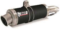 MIVV Silencer kit GP, stainless steel black, with homologation - Ducati S2R 1000