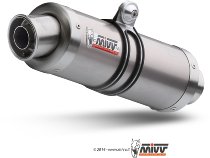 MIVV Silencer GP, titaniumn/titanium, with homologation - Honda CB 500 F / X