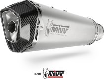 MIVV Silencer complete system Delta Race, stainless steel/carbon, with homologation - Honda CBR 650