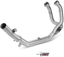 MIVV No-kat pipe, stainless steel, without homologation - Honda CRF 1000 L African Twin