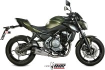 MIVV Silencer complete system Delta Race, stainless steel/carbon, with homologation - Kawasaki Z 650